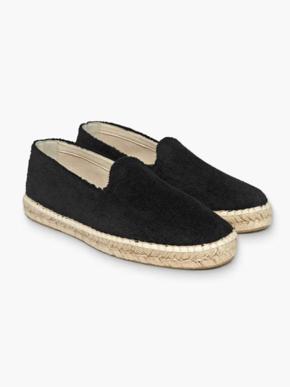 OAS Black Terry Espadrilles Men's US 8